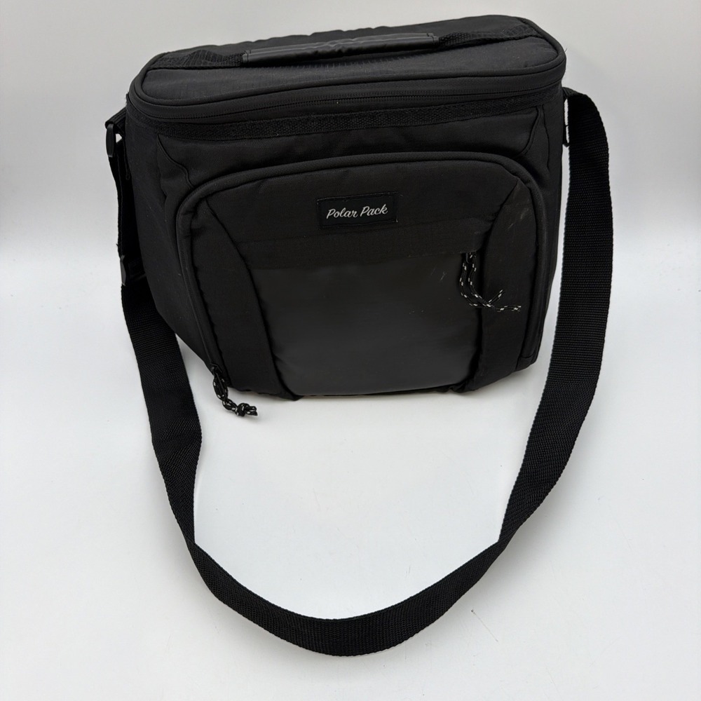 black Polar Pack 24-Can Soft Cooler